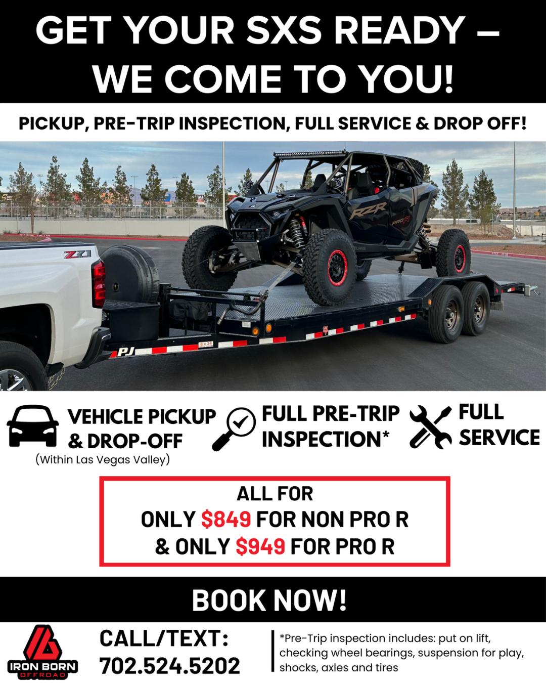 🚙 New Service Launch: We Come to You – Full SXS Service with Pickup & Drop-Off!